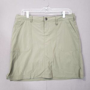 REI Northway Womens Hiking/Outdoor Skort Olive Green size 8 Performance Stretch